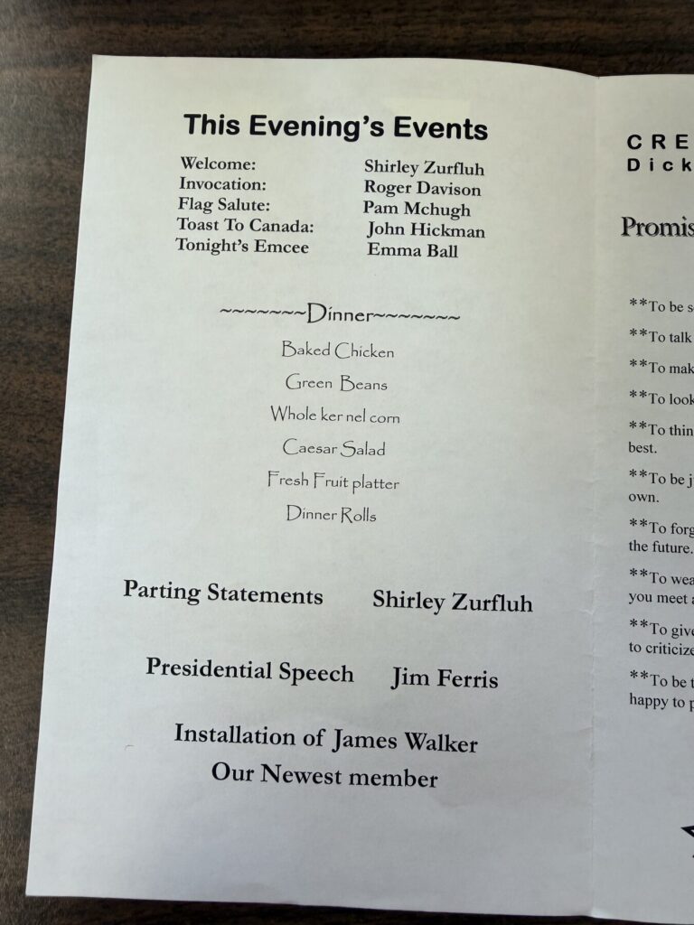2011 Installation Banquet Program — image 2
