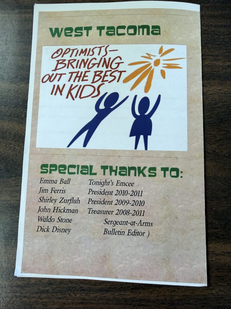 2011 Installation Banquet Program — image 4