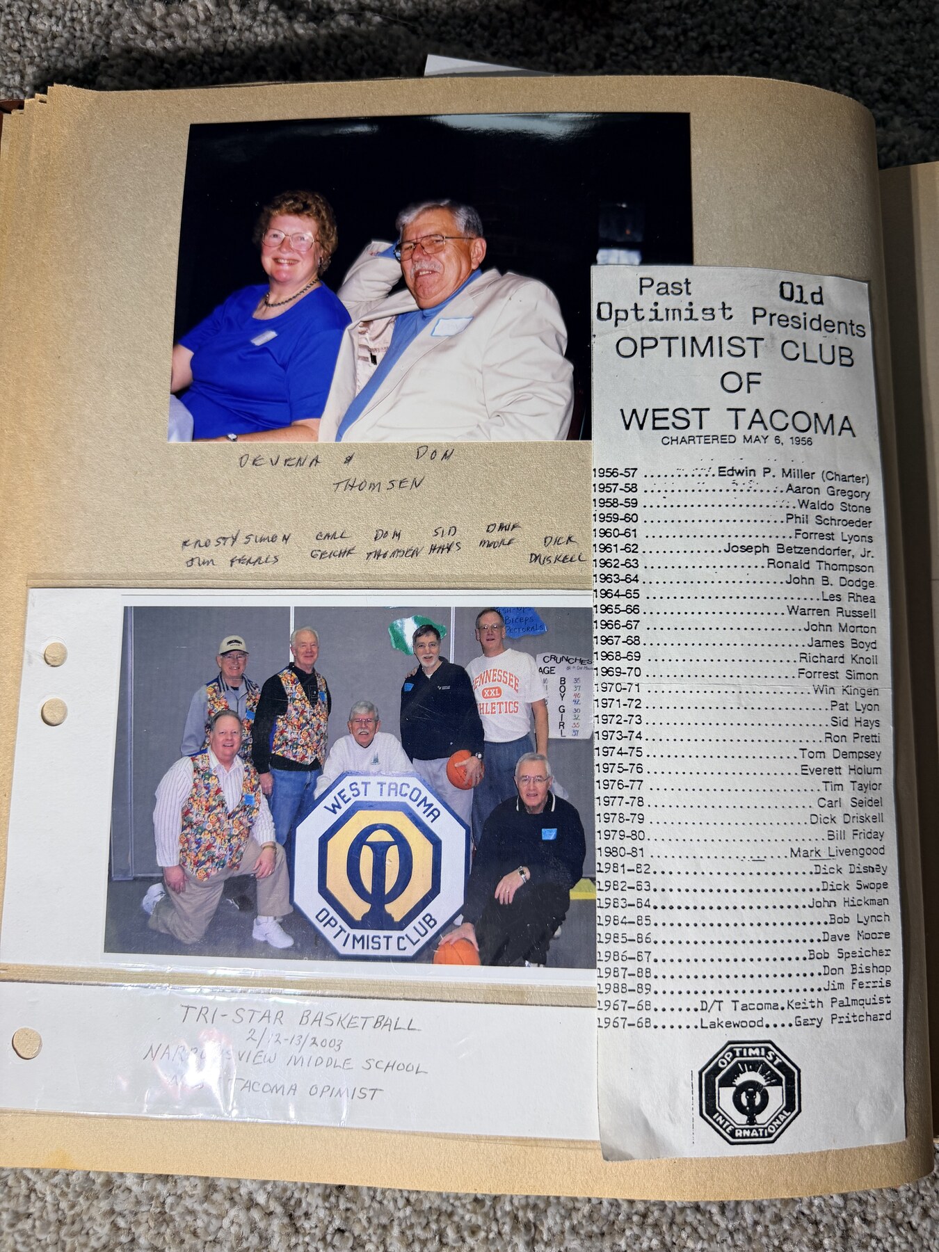 Chartered May 6, 1956