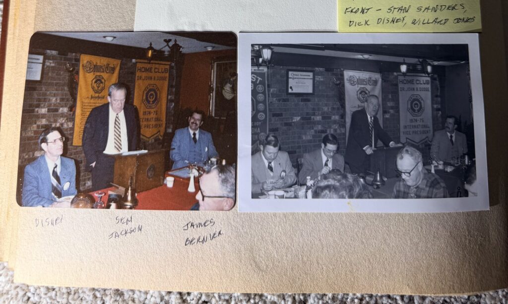Civic Speakers at Club Meetings, 1982