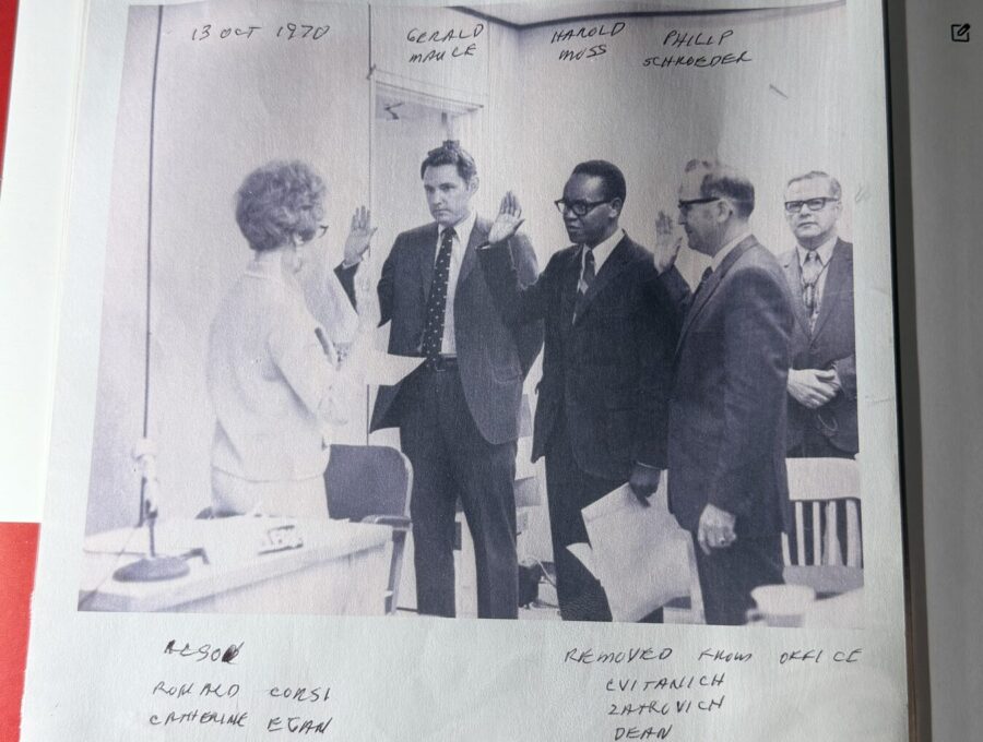 Officer Installation Ceremony, 1970