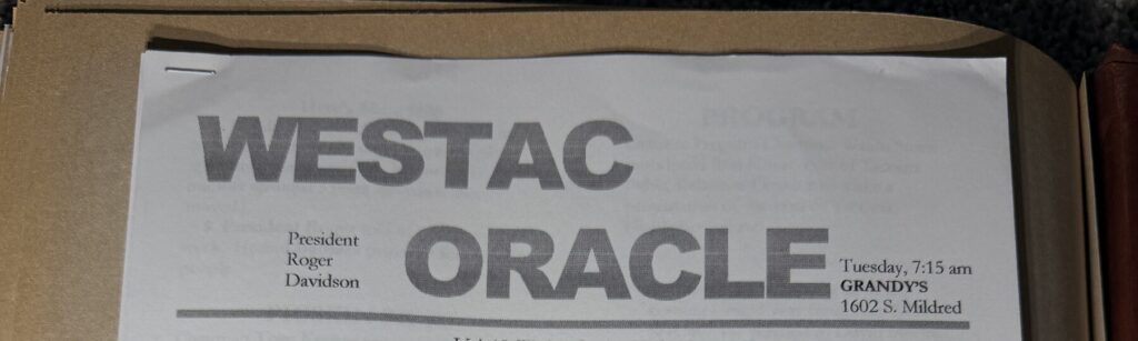 WESTAC Oracle, October 22, 2002
